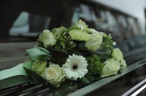 Beispiel Blumen zur Trauerfeier, Blumen-Service